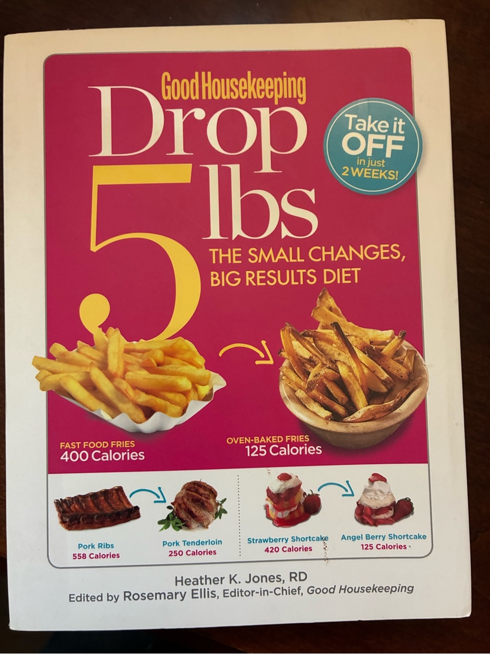 Drop 5 lbs Diet Book - Pink Cover